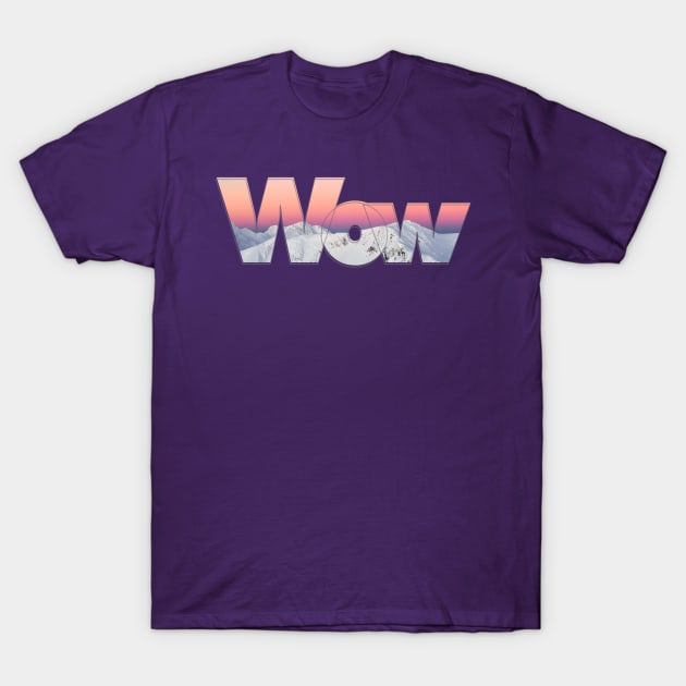 Wow T-Shirt by afternoontees